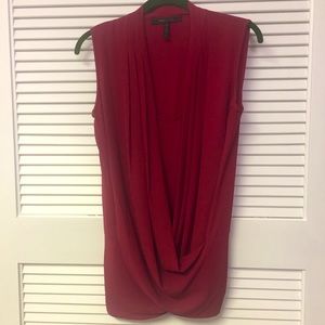 🌹BCBGMaxAzria Red Sleeveless Top